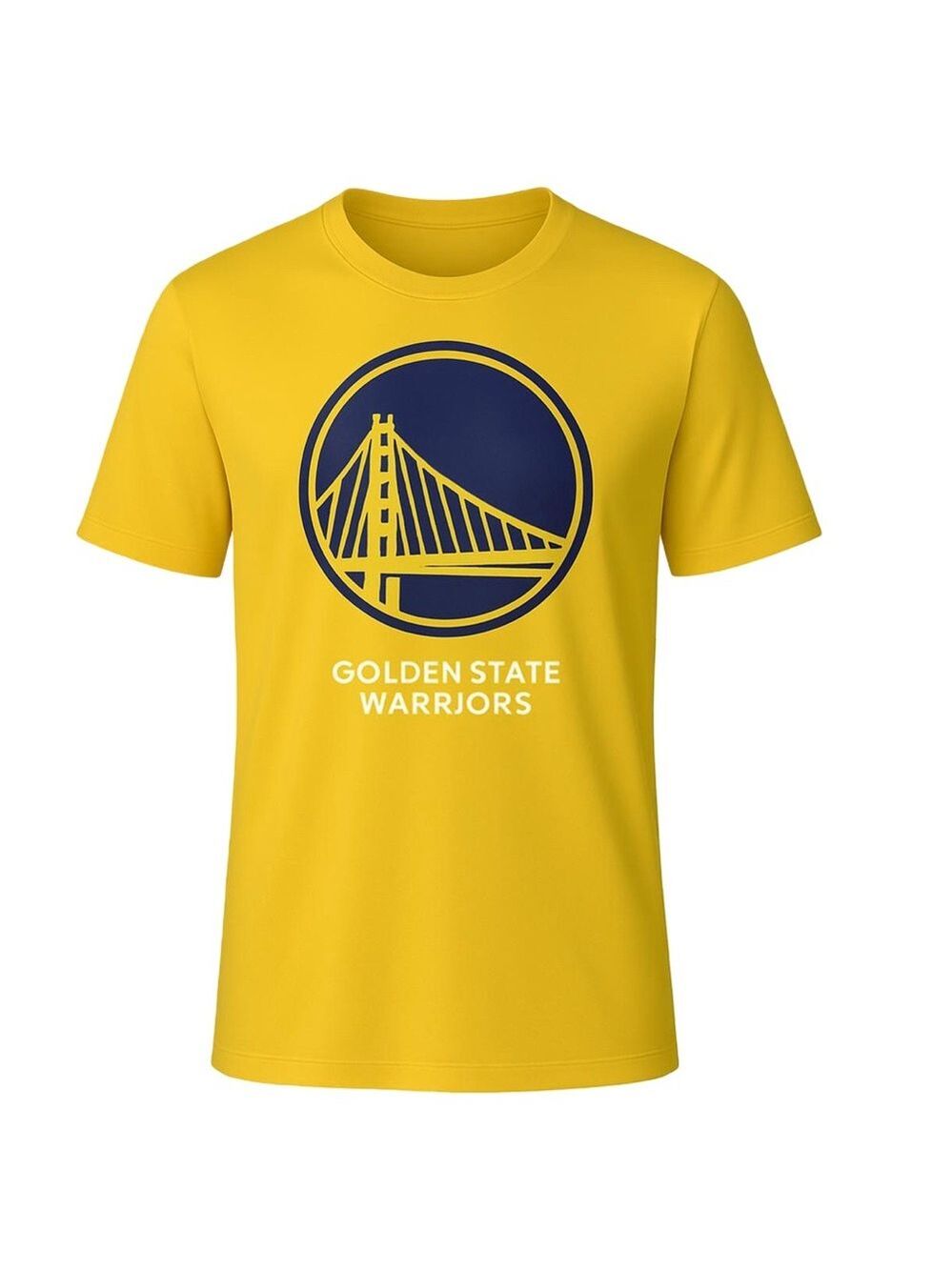 NBA Steph Curry #30 Golden State Yellow Tee Large